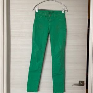 J Brand green cigarette jean